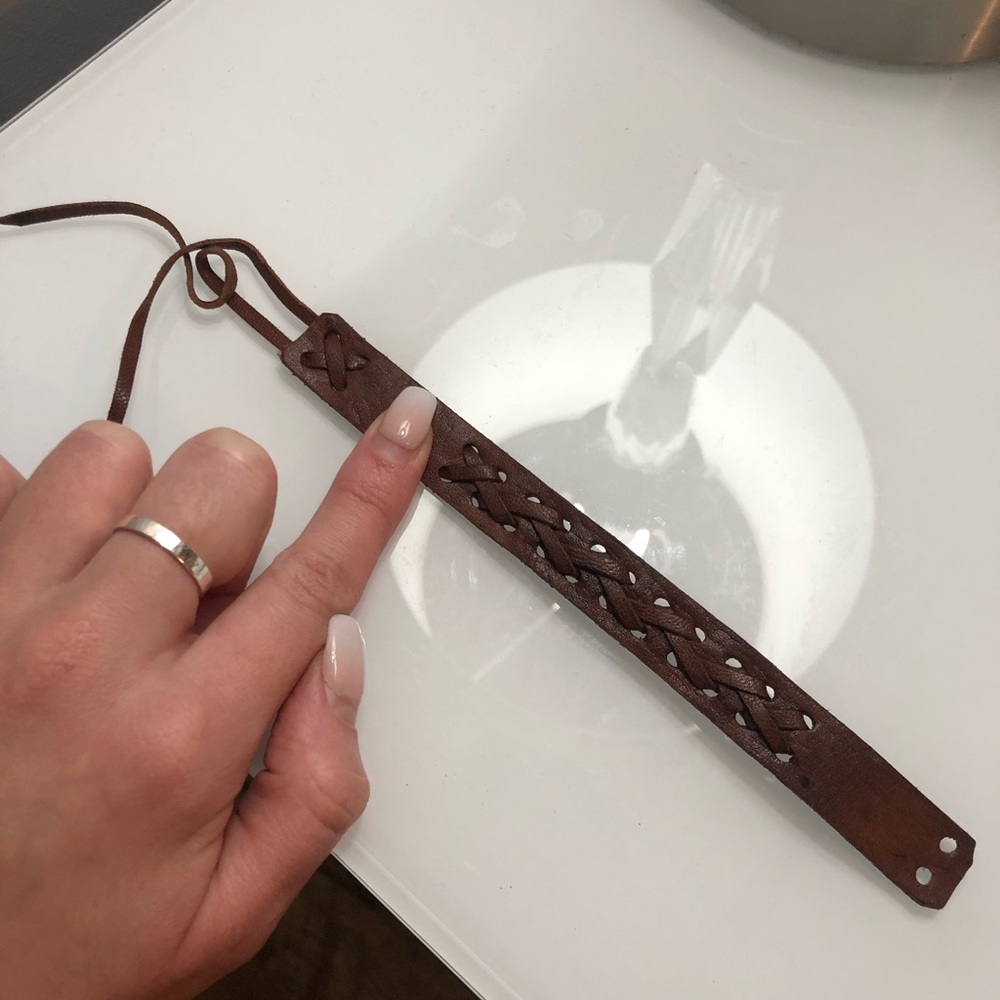 Leather bracelet